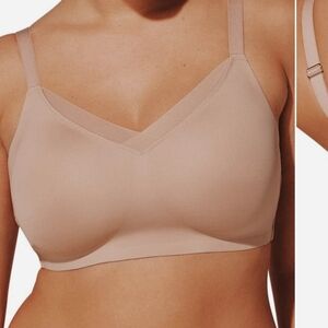 ThirdLove Women's Nude Bra MINIMIZER Wireless Crossover
